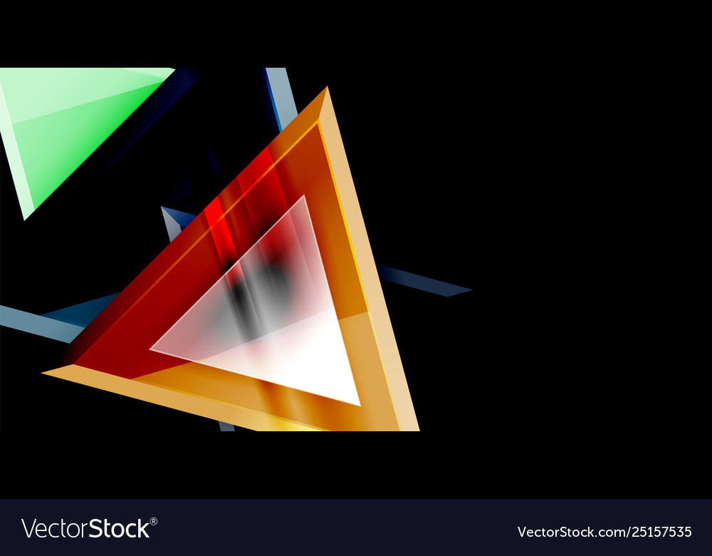 3d triangular minimal abstract background vector image 3d triangular minimal abstract background