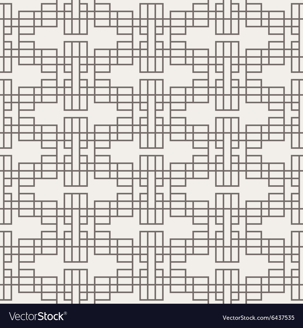 Geometric abstract seamless pattern linear motif