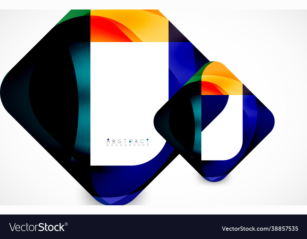 Minimal background abstract square shape
