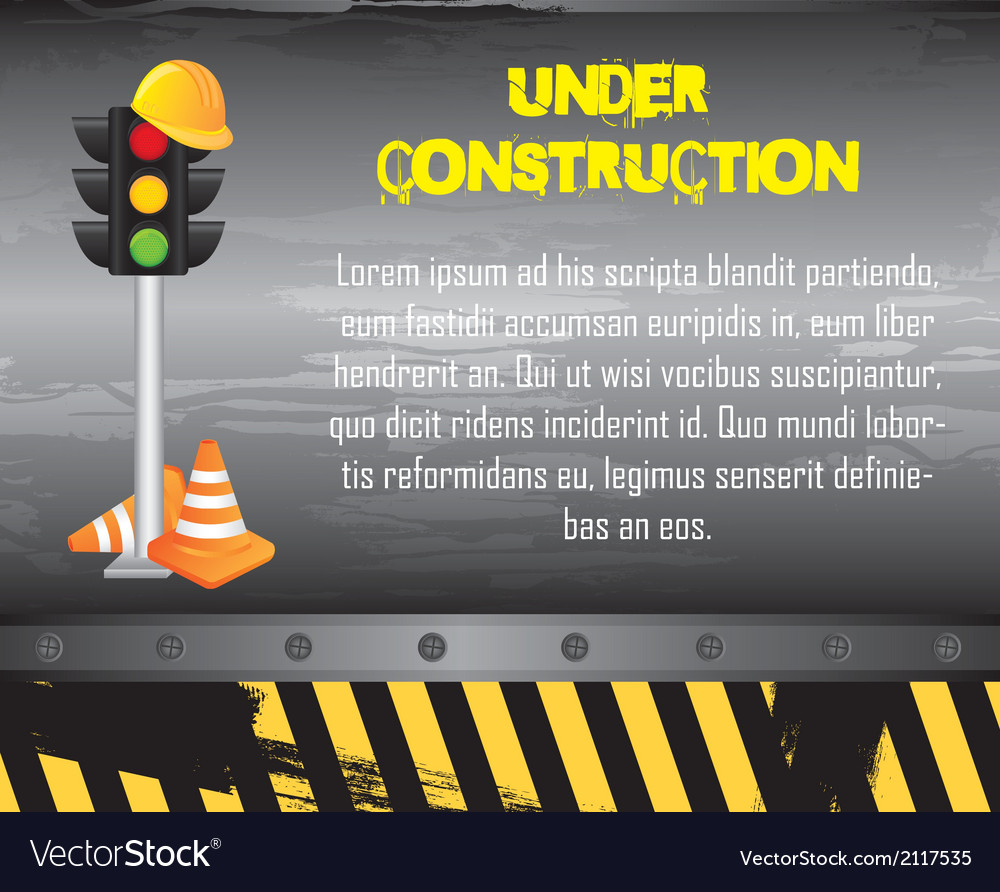 Under construction with elements