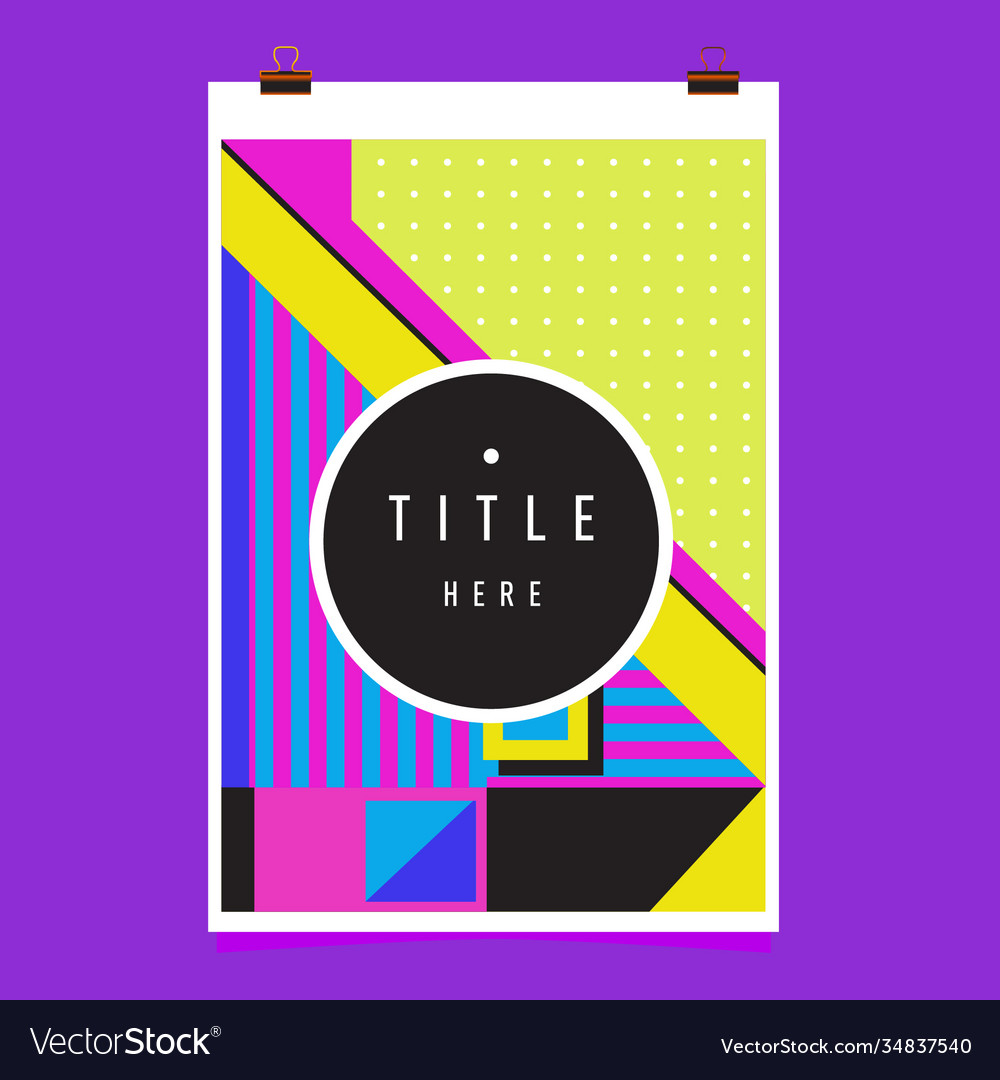 Abstract colorful geometric pattern background Vector Image Abstract colorful geometric pattern background