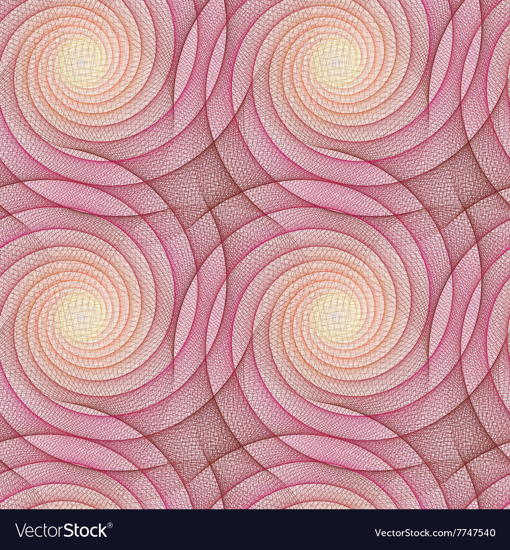 Abstract repeating fractal line pattern