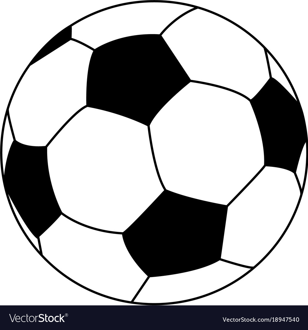 Abstract soccer object