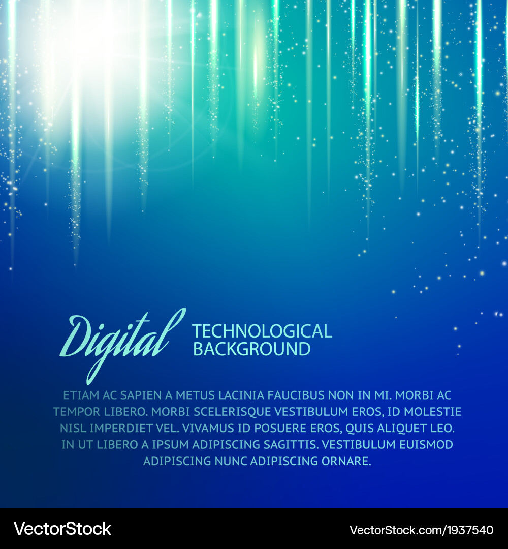 Blue background with light effect Royalty Free Vector Image