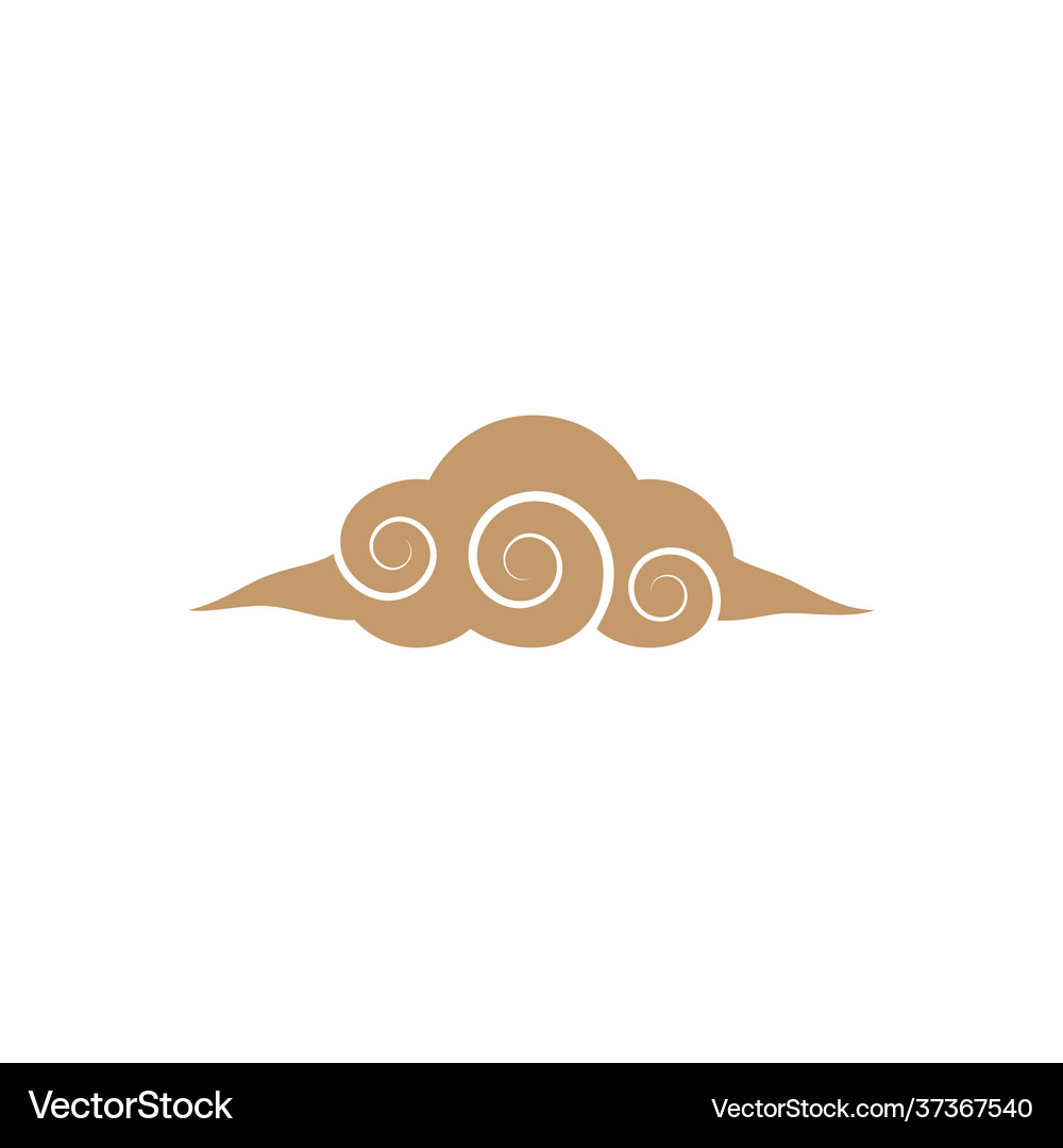 Chinese clouds Royalty Free Vector Image - VectorStock