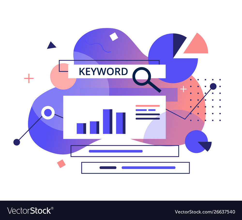 Monitoring analysis and verification site Vector Image