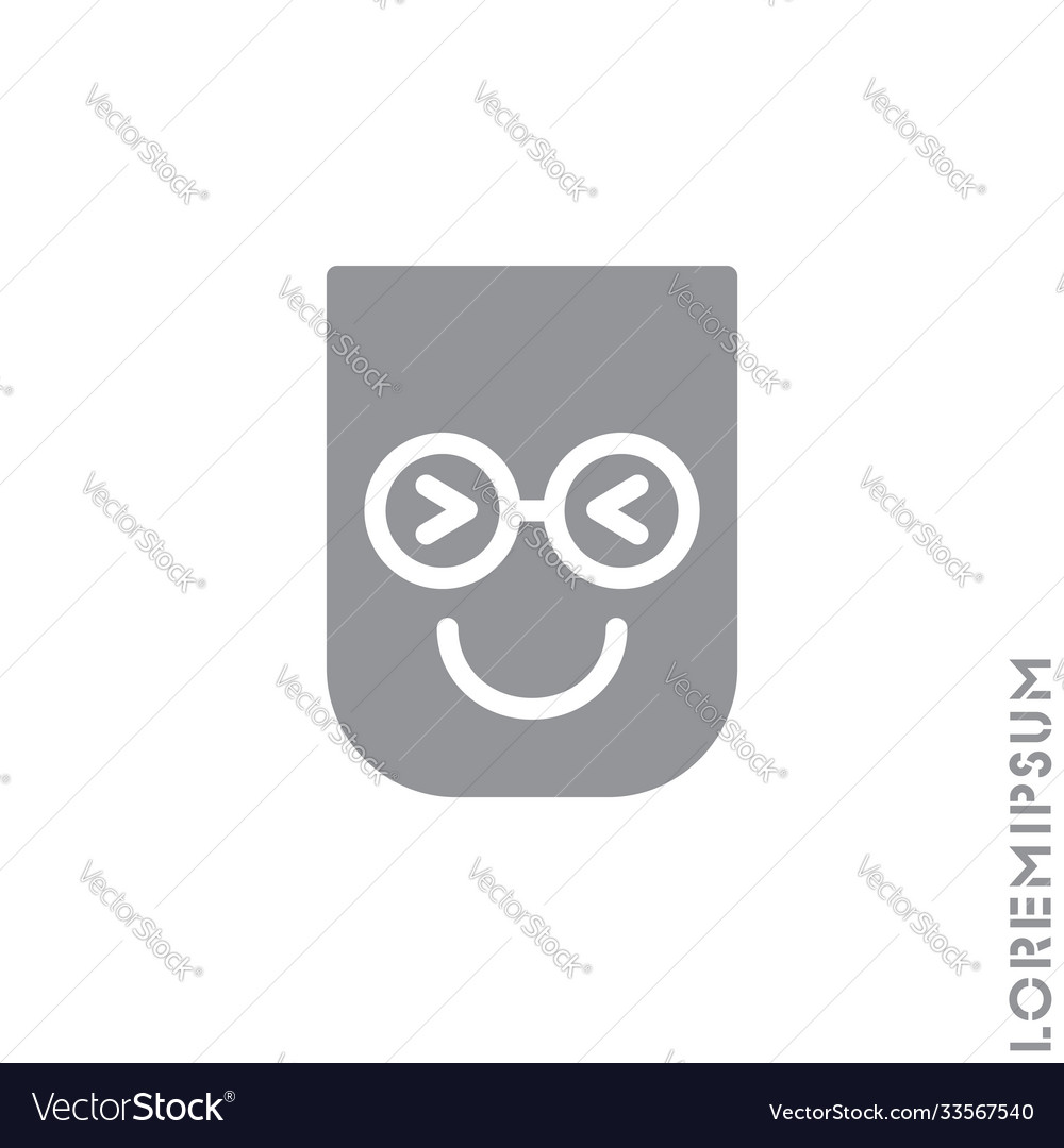 Lächeln Ikone glücklich lachen Emotionen einfach vector image Lächeln Ikone glücklich lachen Emotionen einfach