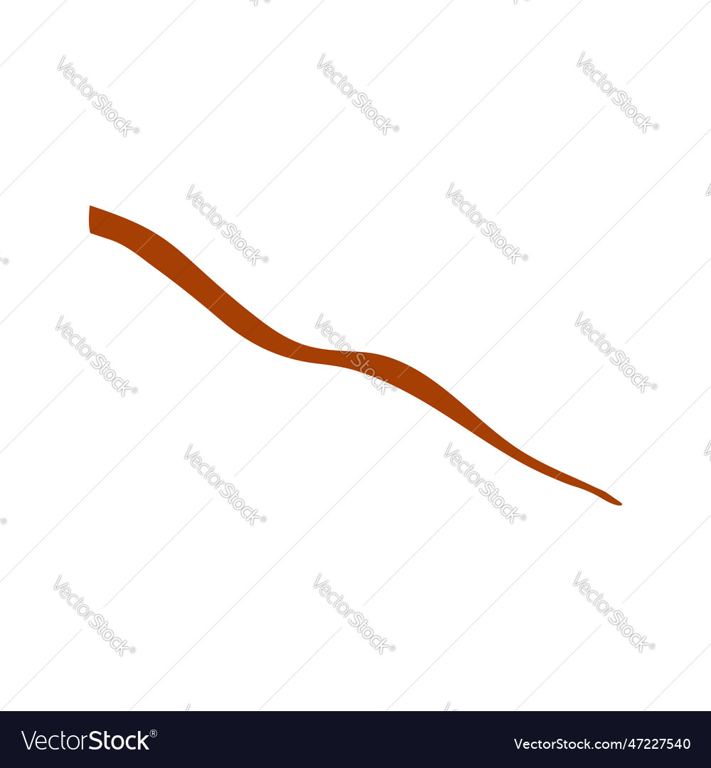 Tree branch twig hand drawn