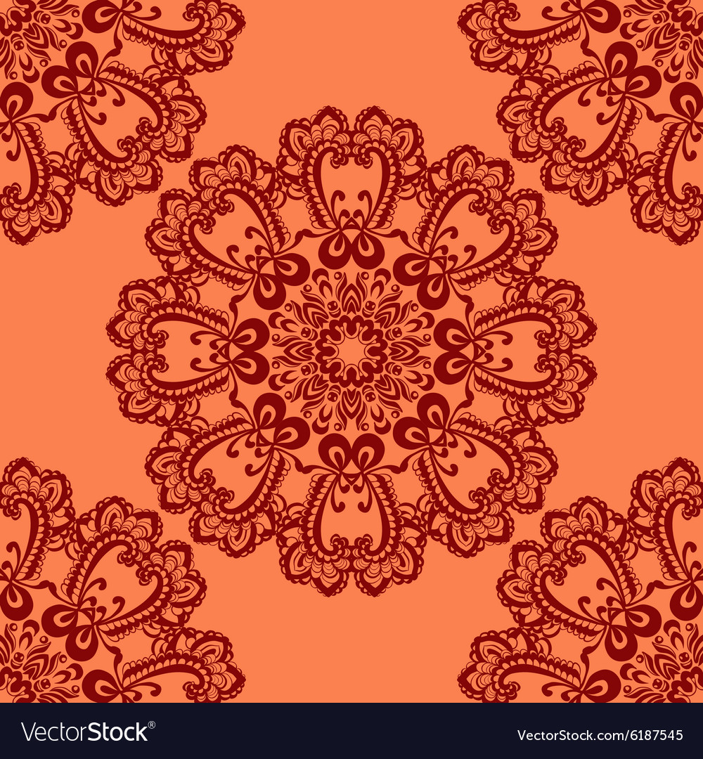 Abstract circular seamless pattern