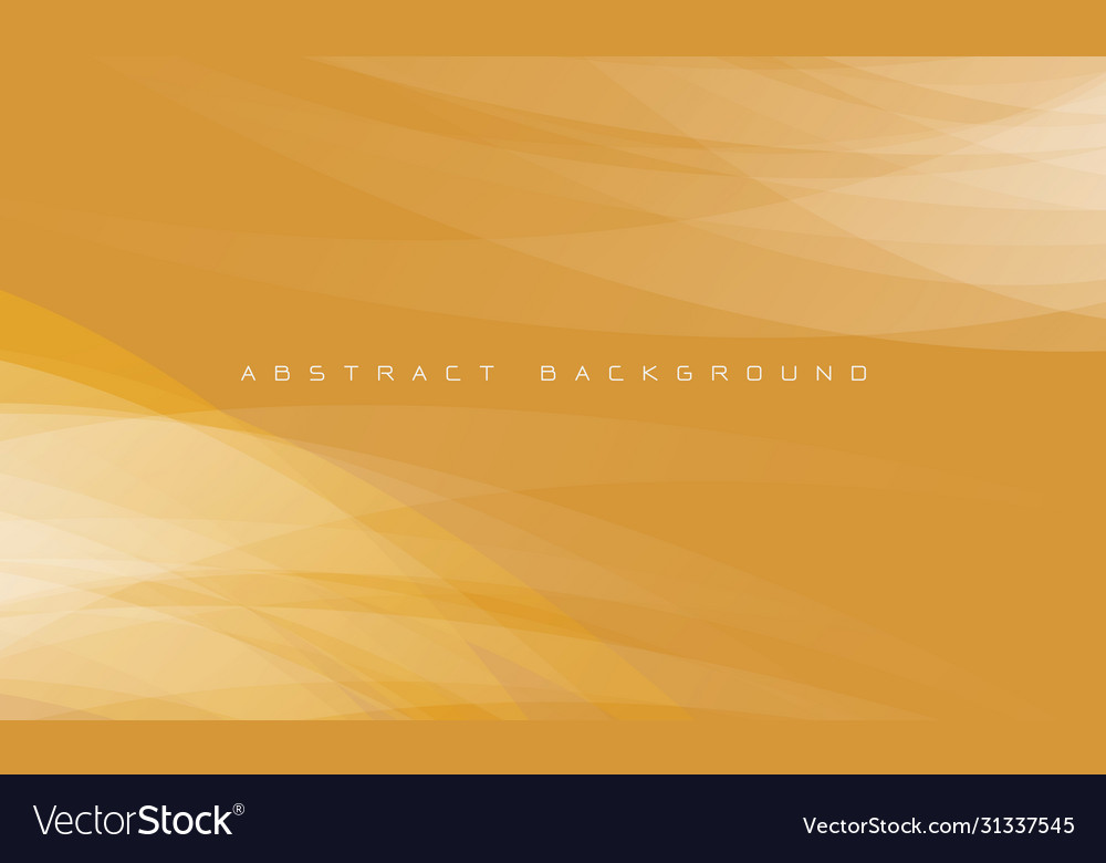 Abstract white curve overlap on yellow