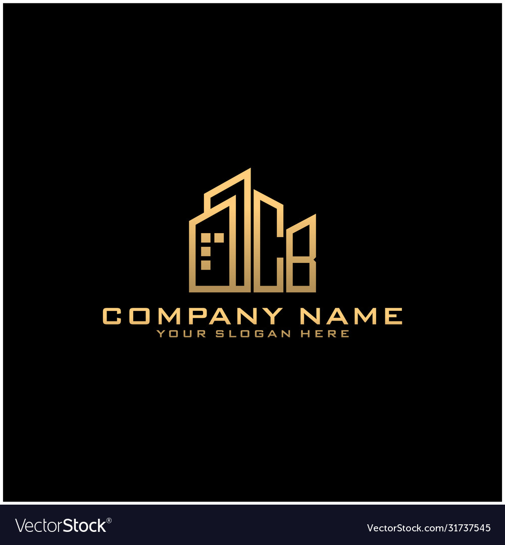 Cb letter logo icon design template elements