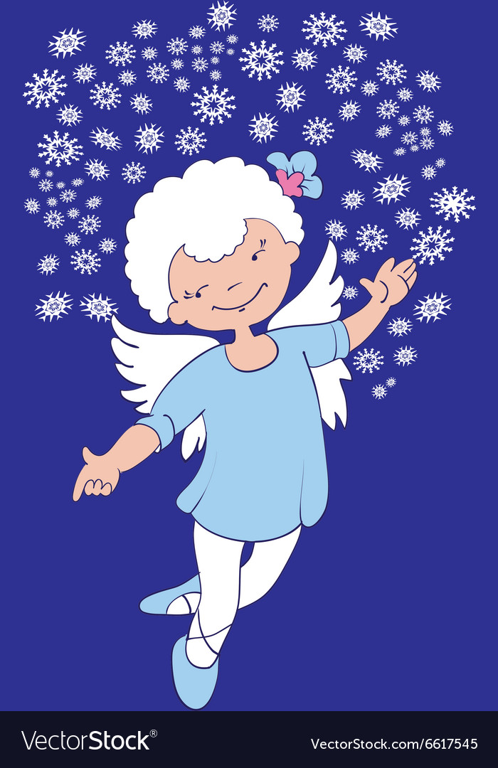 Download Christmas Angel Royalty Free Vector Image - VectorStock