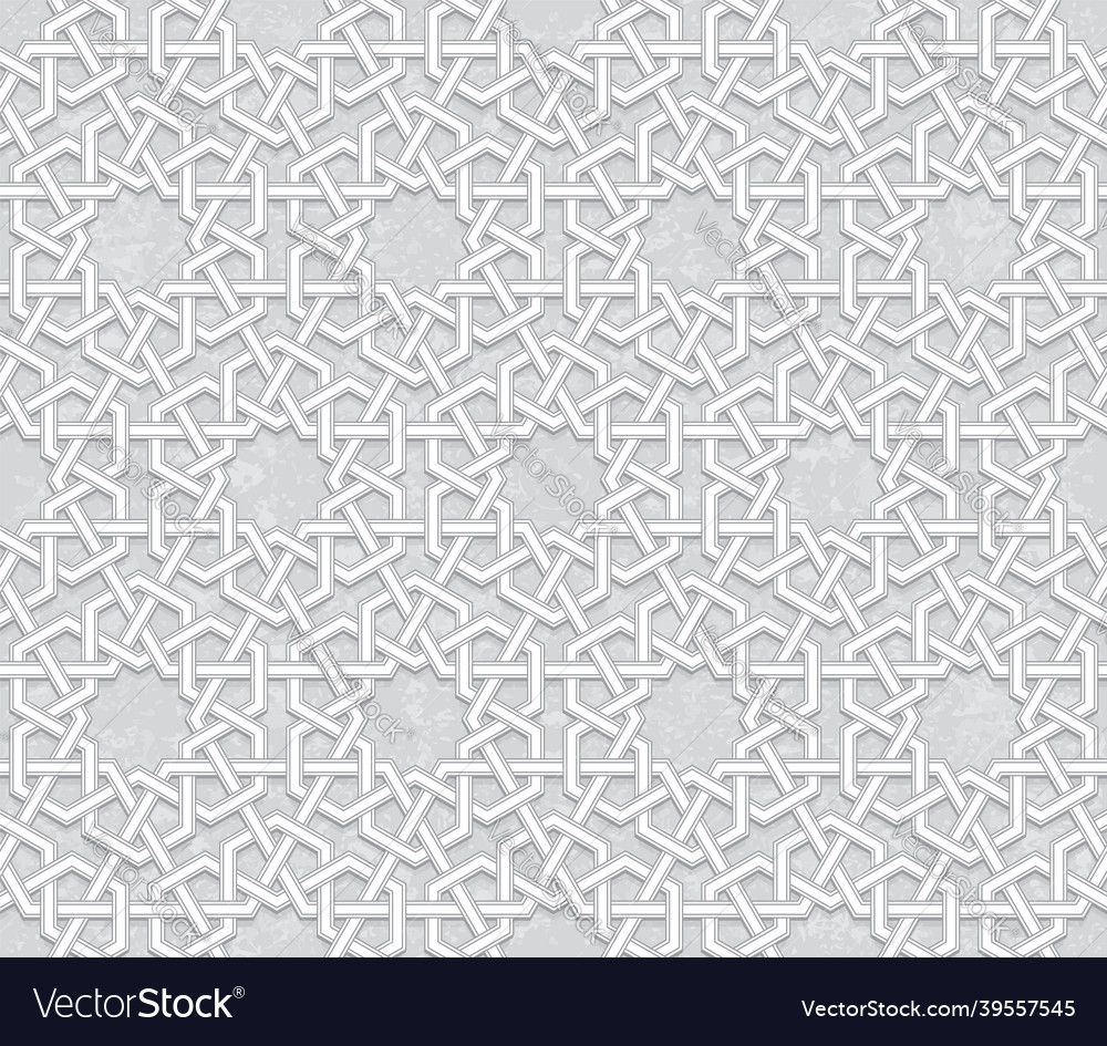 Geometric pattern with light grey background