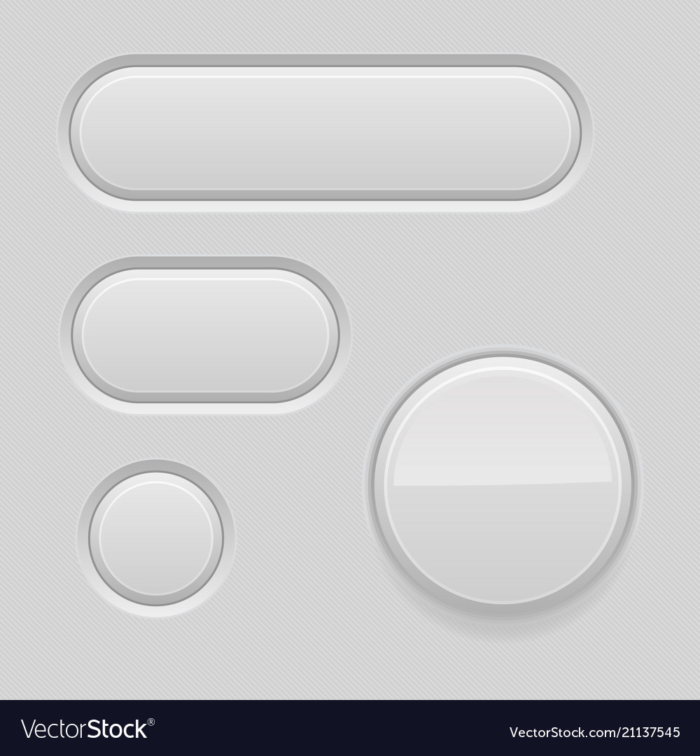 Modern Gray Button Set