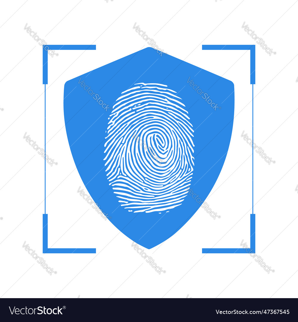 Security Shield with Fingerprint Scan