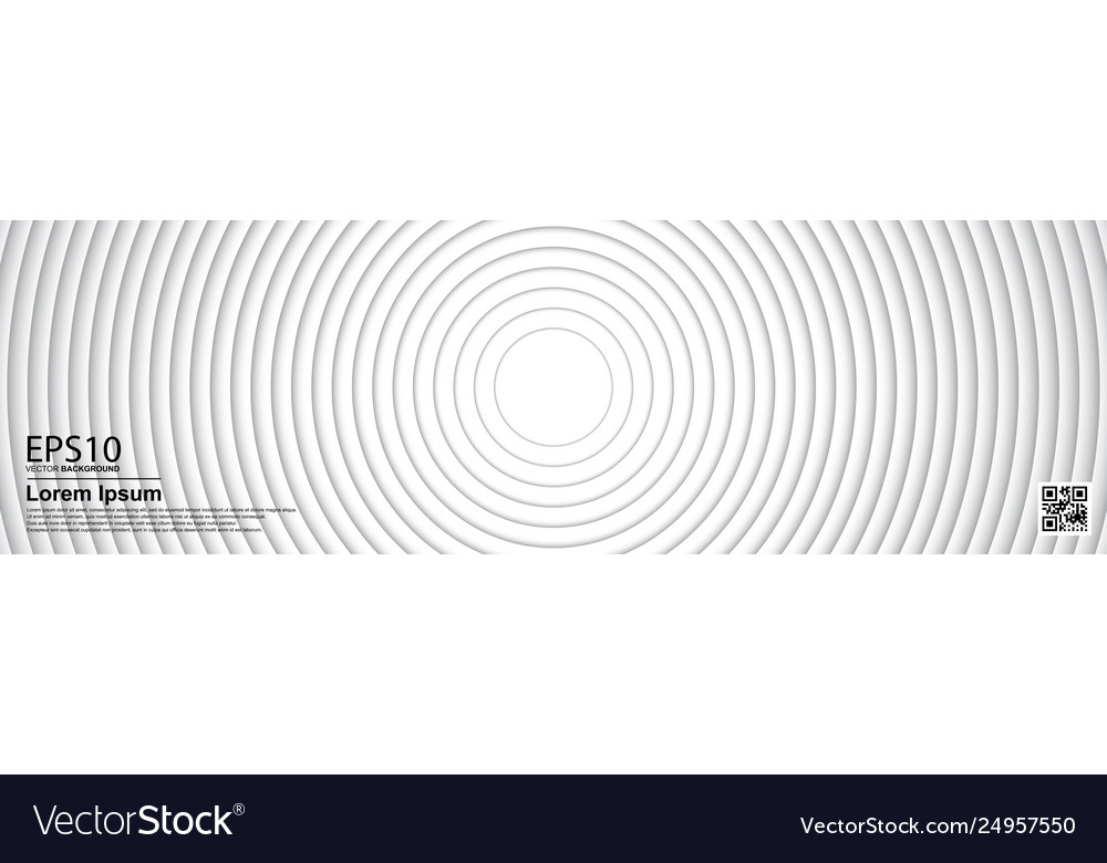 Abstract gradient gray color circle background vector image Abstract gradient gray color circle background
