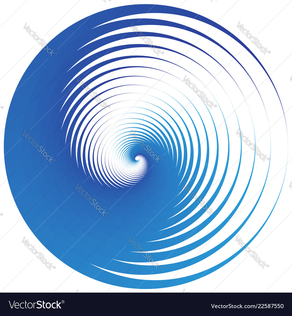 Abstract graphic element with concentric radial vector image Abstract graphic element with concentric radial