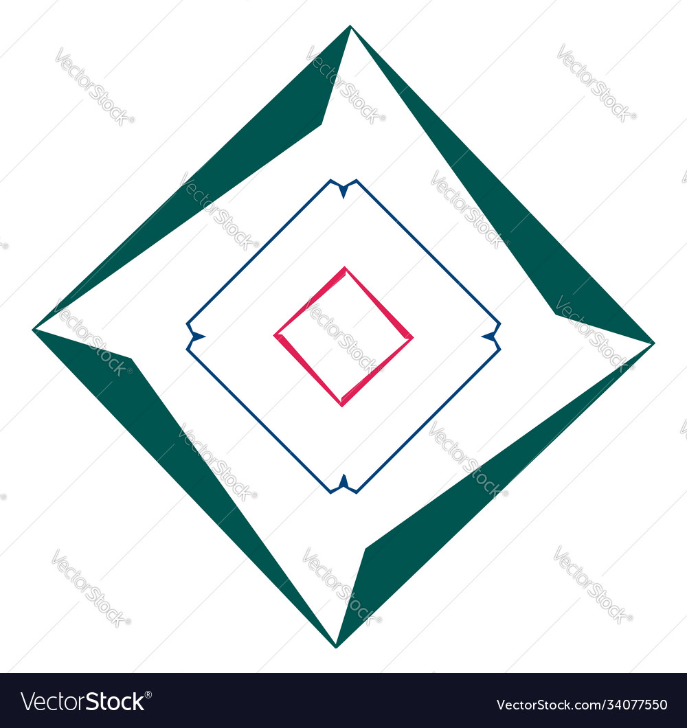 Abstract random geometry shape generative art vector image Abstract random geometry shape generative art