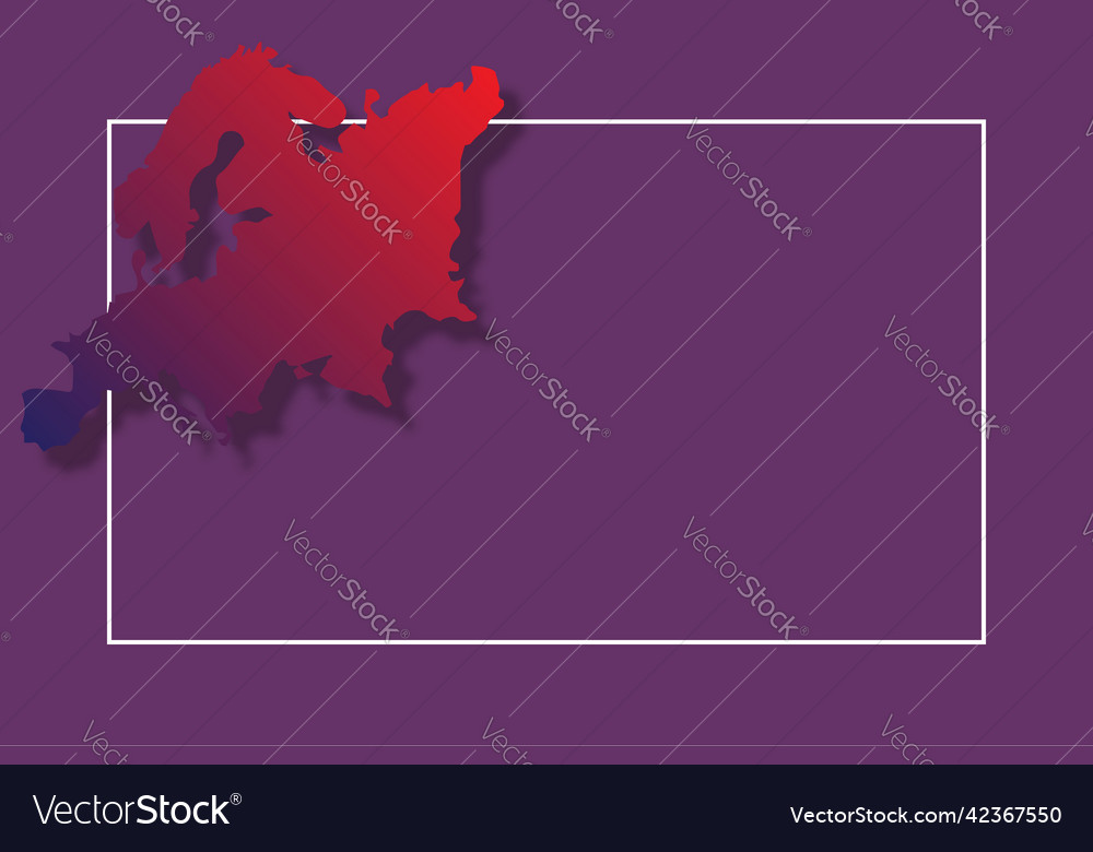 Europe map with background template vector image Europe map with background template
