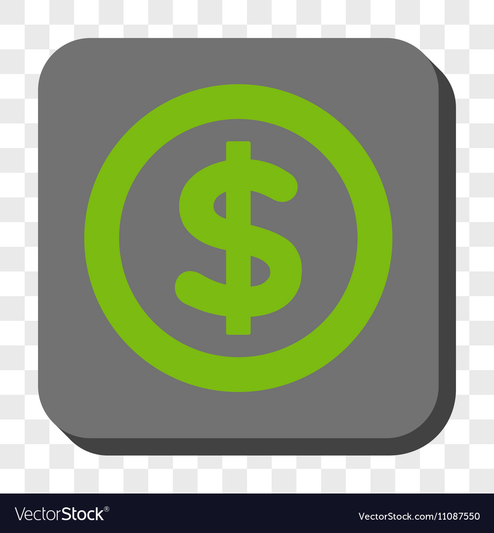 Finance rounded square button