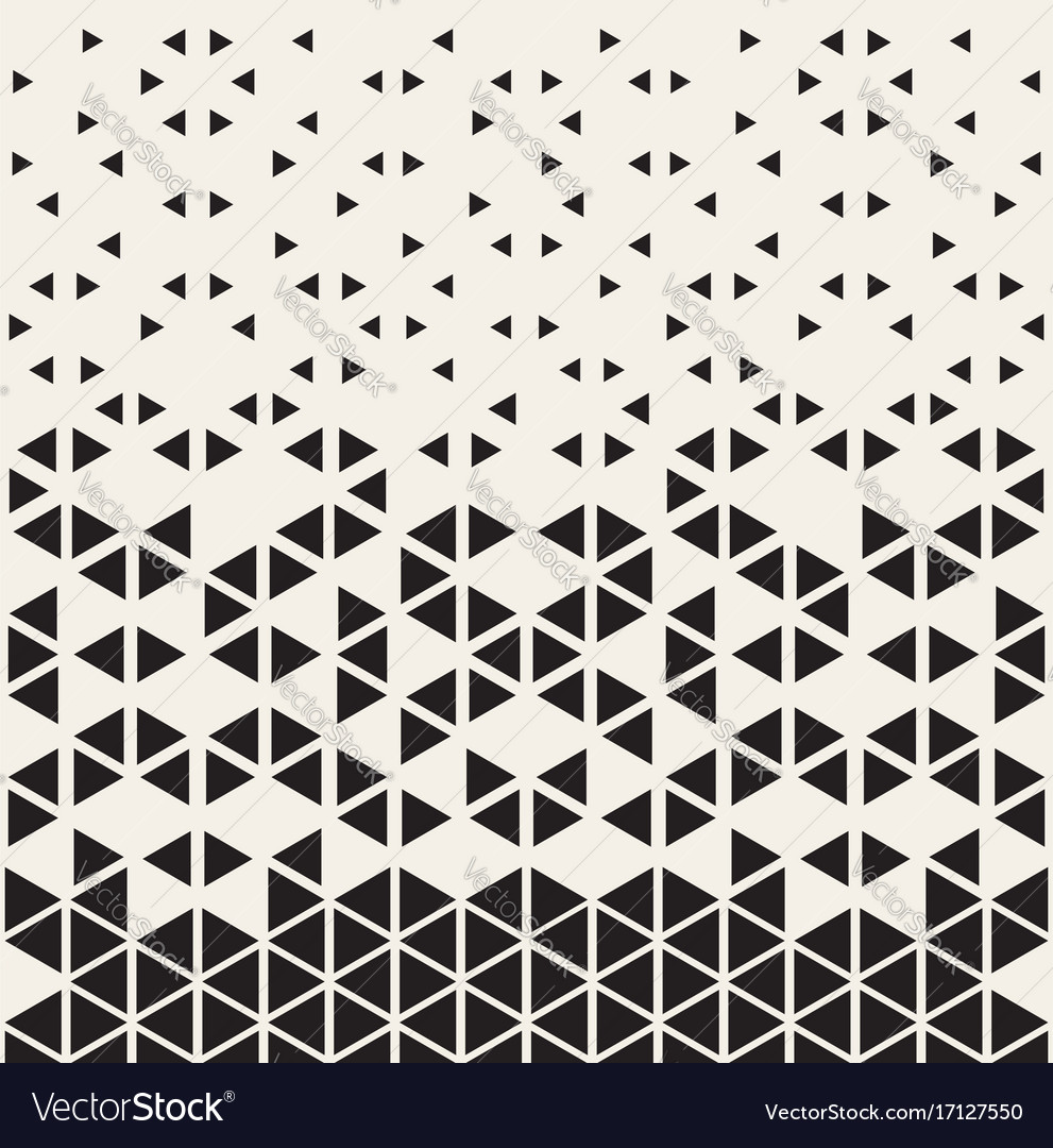 Halftone pattern geometric seamless pattern Vector Image