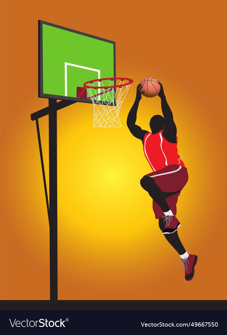 Player basketball Royalty Free Vector Image - VectorStock