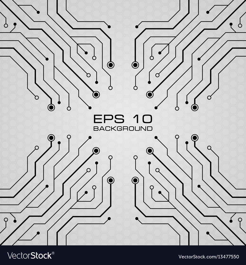 Printed Circuit Board Network Background
