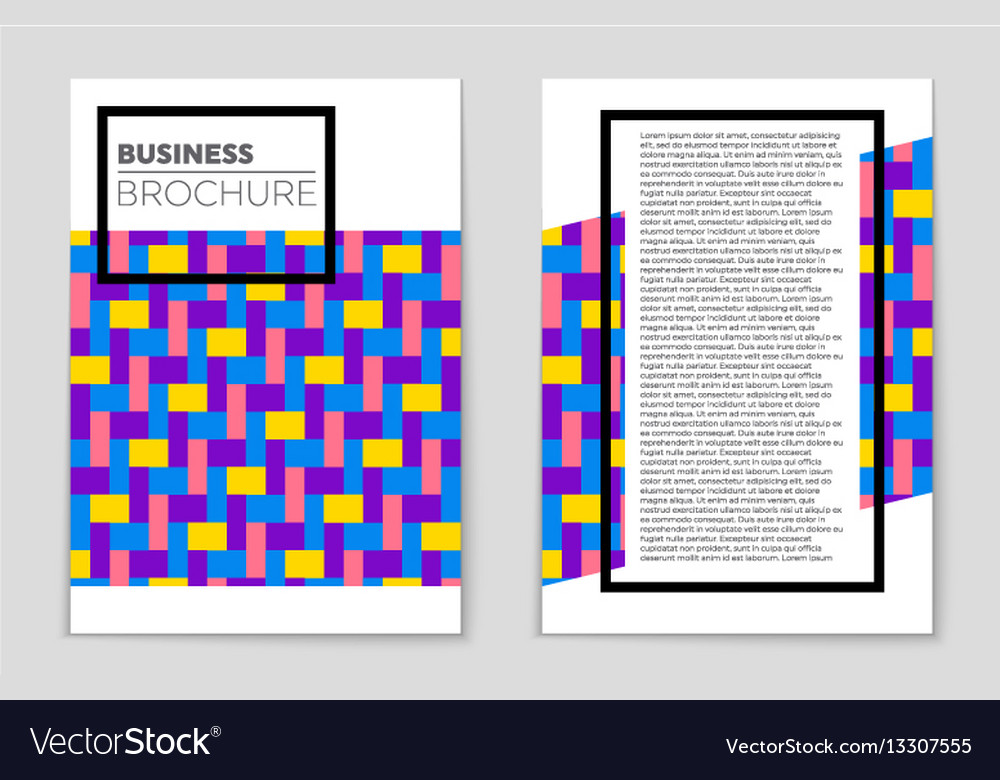 Abstract layout background set for art