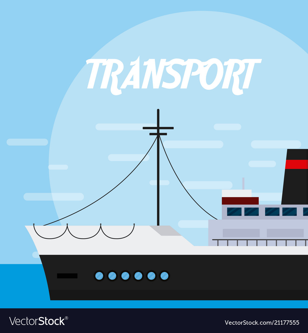 Freigther ship marine transport