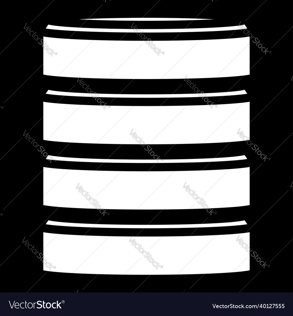 Hdd hard disk drive mainframe computer stacked vector image Hdd hard disk drive mainframe computer stacked