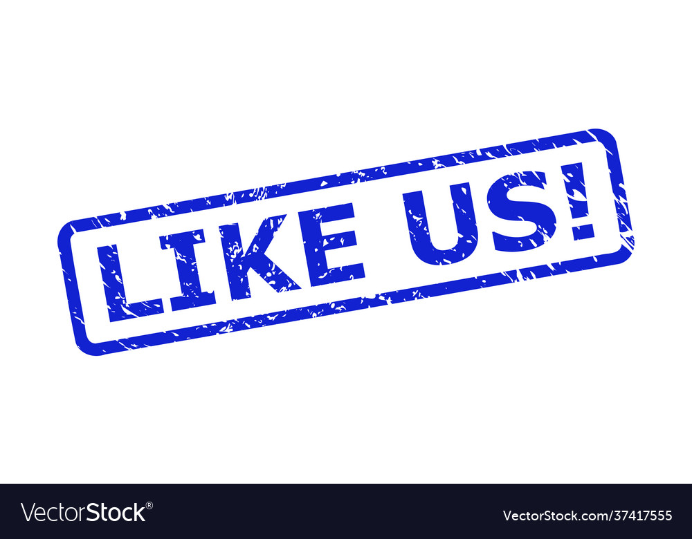 Like us exclamation watermark with unclean