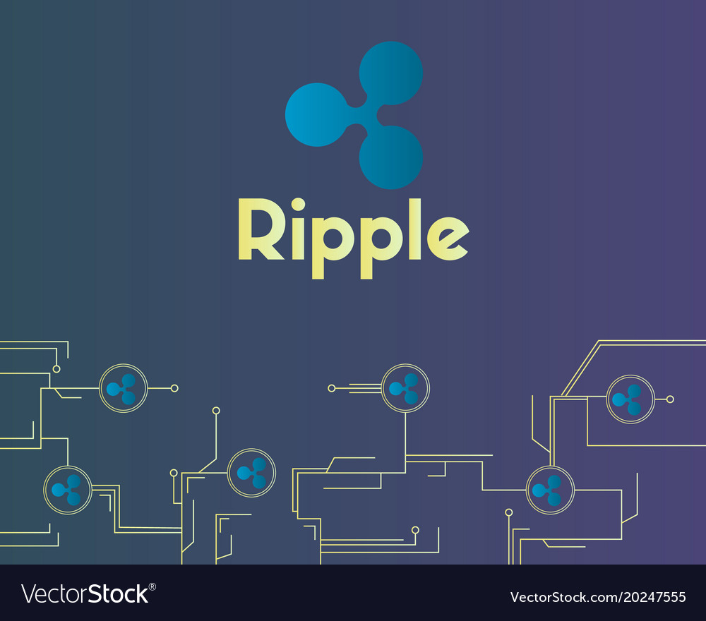 Ripple cryptocurrency blockchain network style