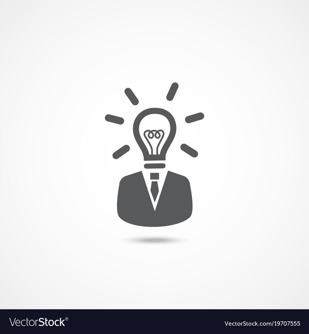 Talent icon on white Royalty Free Vector Image