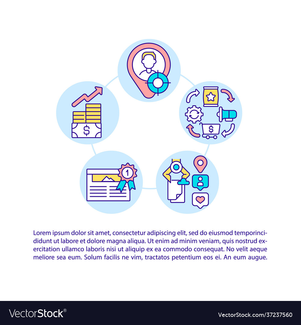 Appear in quick answers concept line icons