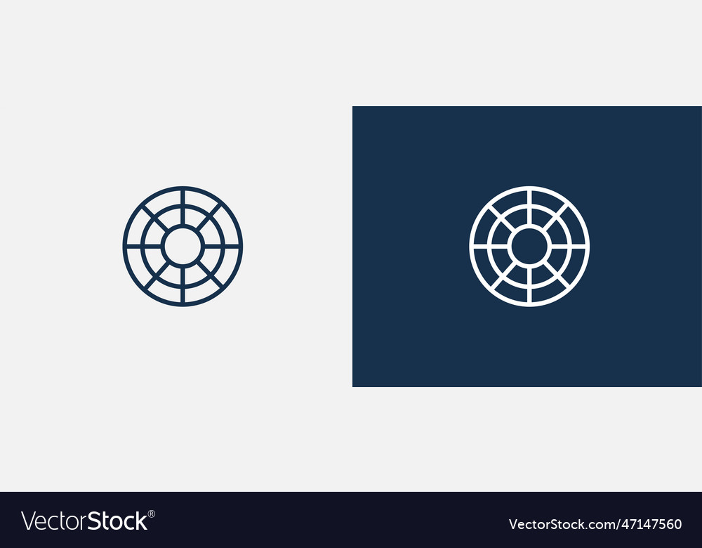 Color icon outline icon from social media Vector Image
