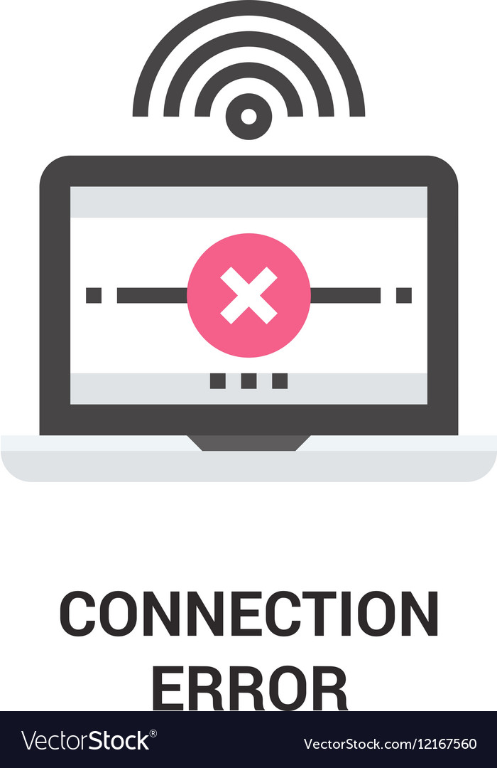 Connection error icon