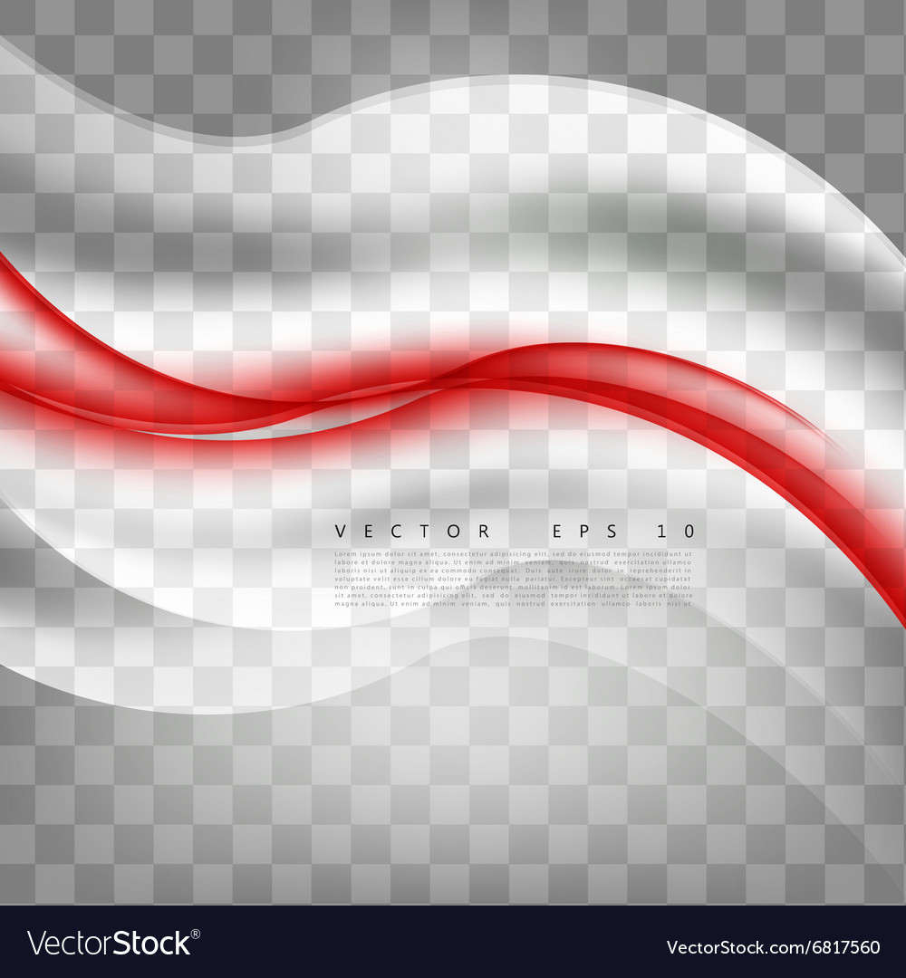 Red background curve
