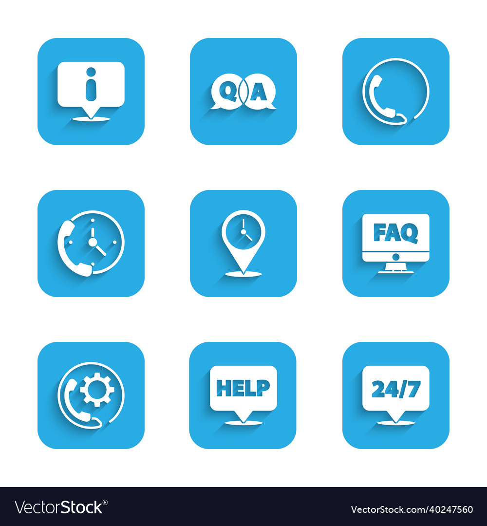 Set location with clock speech bubble text help Vector Image Set location with clock speech bubble text help