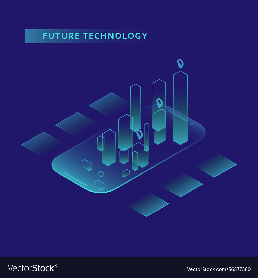 Smartphone with graphs
