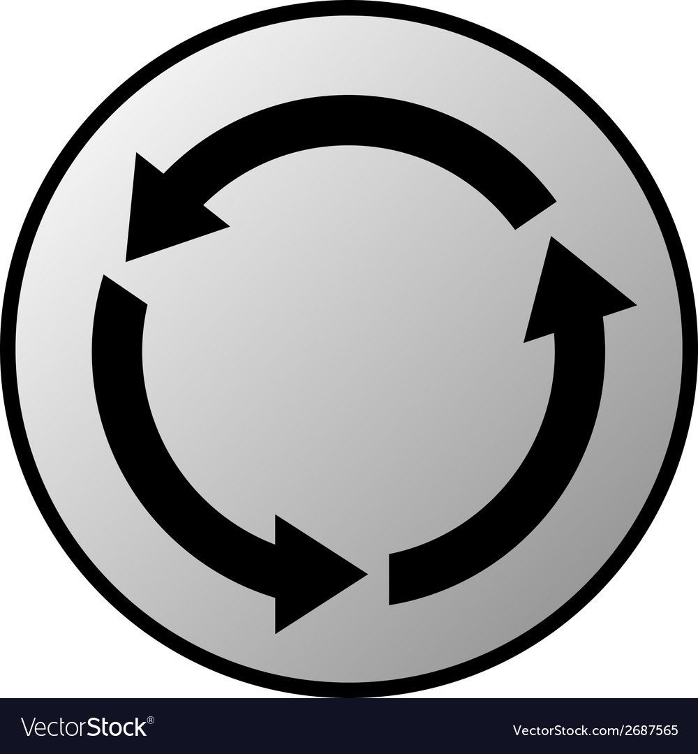 Arrows circle button