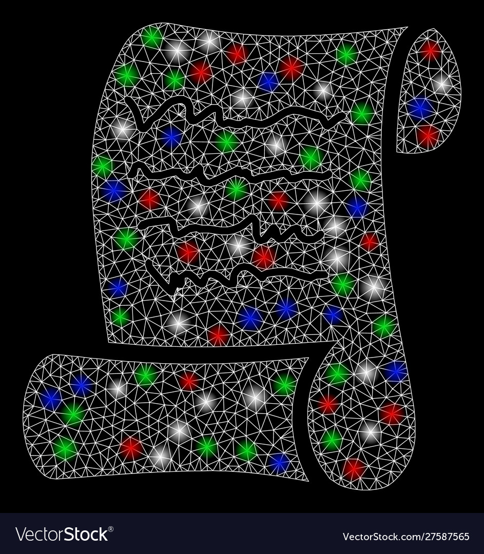 Bright mesh 2d script roll with flash spots