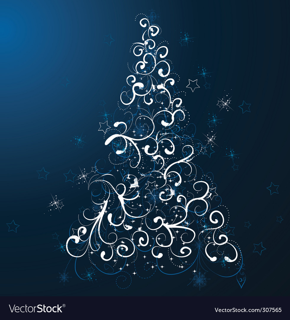 Christmas tree Royalty Free Vector Image - VectorStock