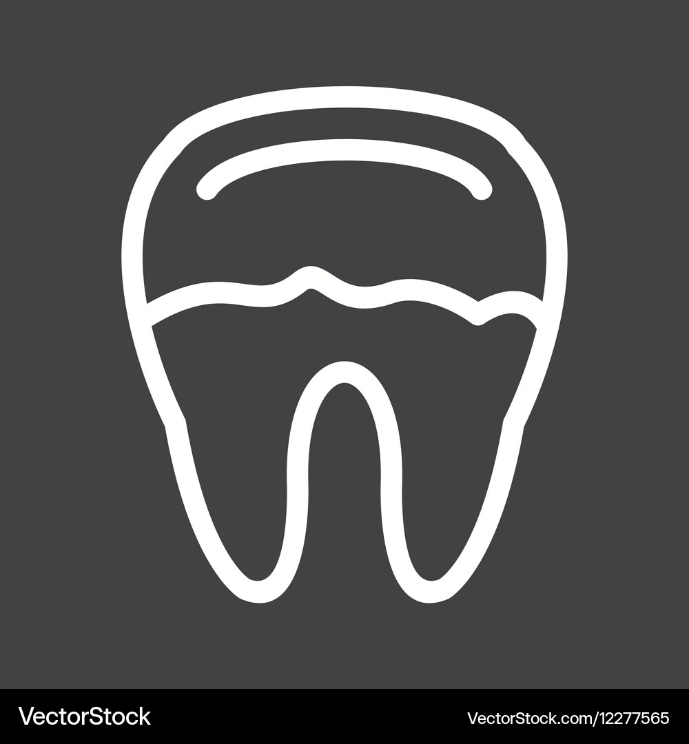 Decayed tooth Royalty Free Vector Image - VectorStock