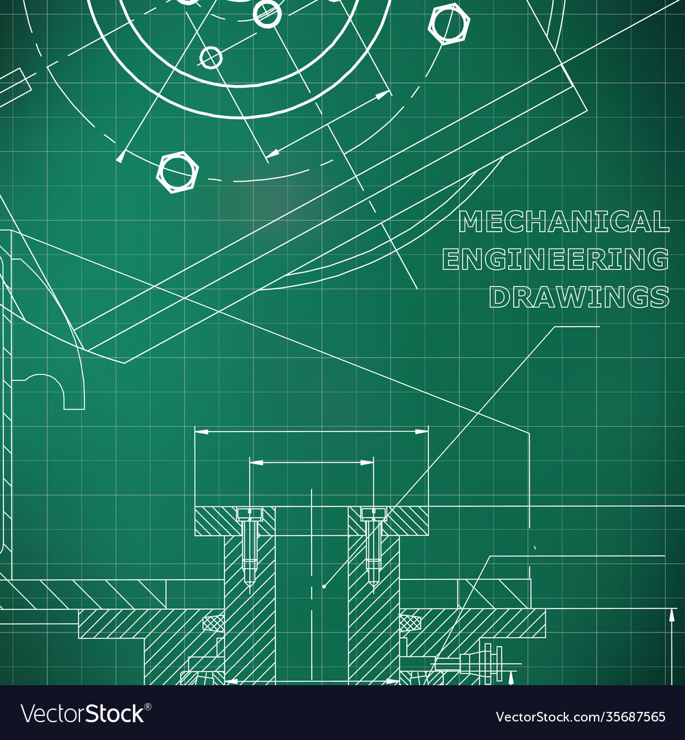 Mechanics technical design engineering style Vector Image