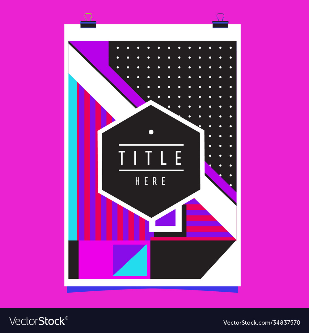 Abstract colorful geometric pattern background