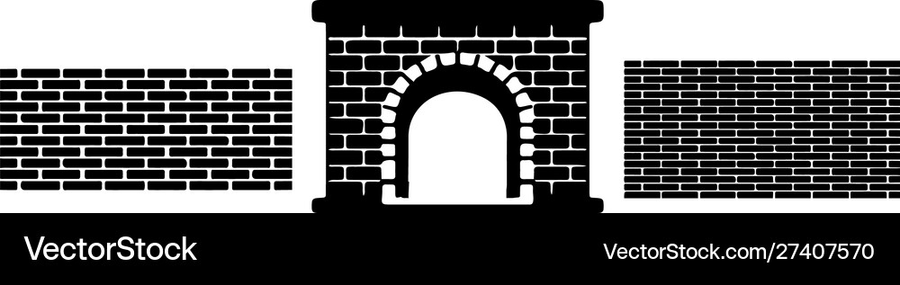 Building construction industry brick Royalty Free Vector