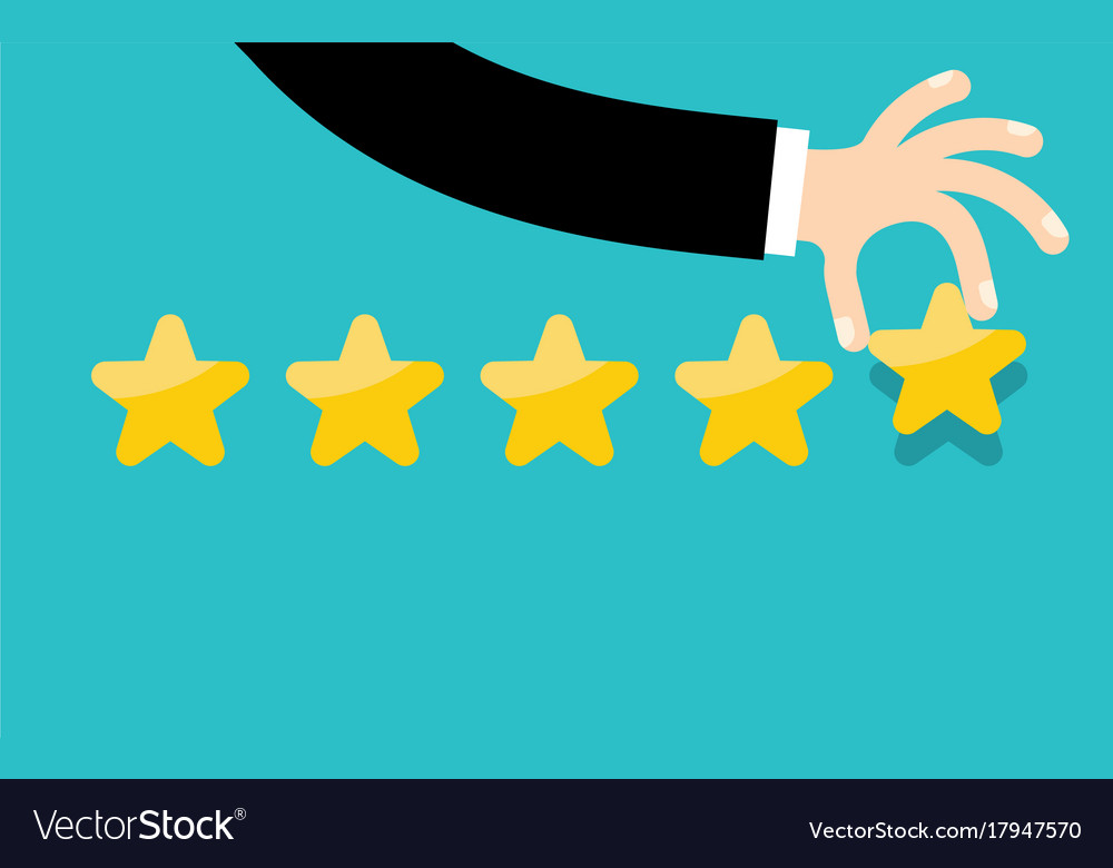 Customer reviews rating classification concept