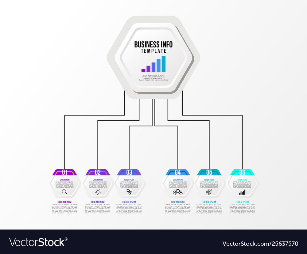 Infographic design template with options steps
