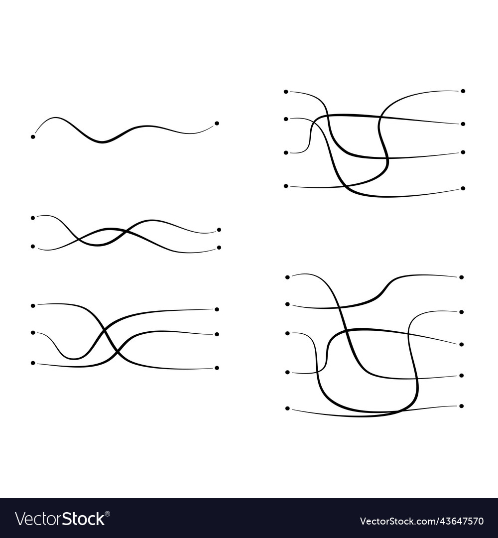 Linear mazes children ga Vector Image Linear mazes children ga