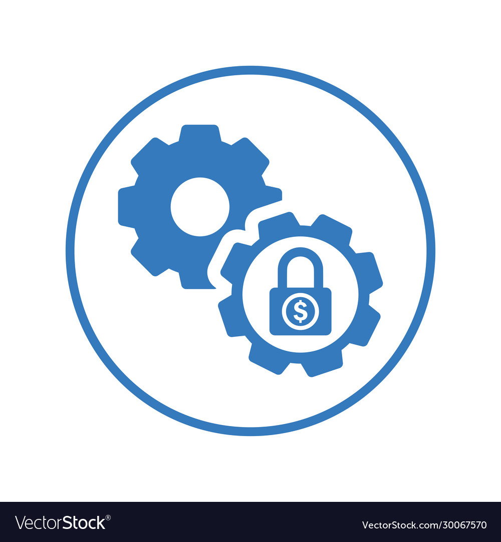 Lock security setting icon